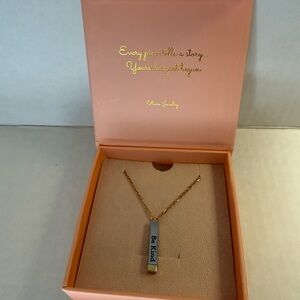 Be Kind (of a B!tttch) Gold Bar Pendant Necklace - Gold Chain